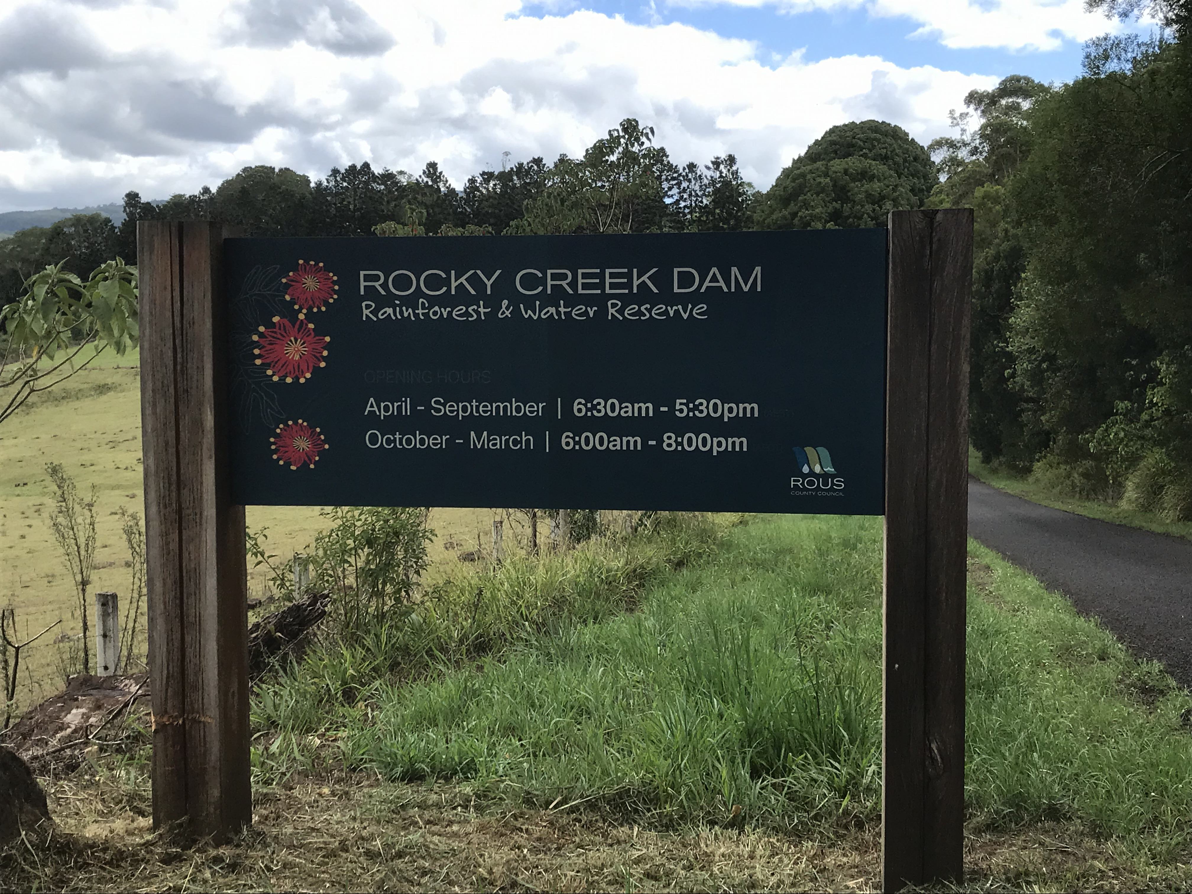 Metal Entrance Sign